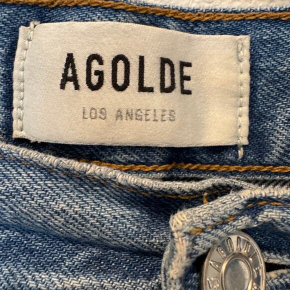 Agolde Jaime Distressed High Rise Denim Jeans Size 27 - Picture 7 of 13